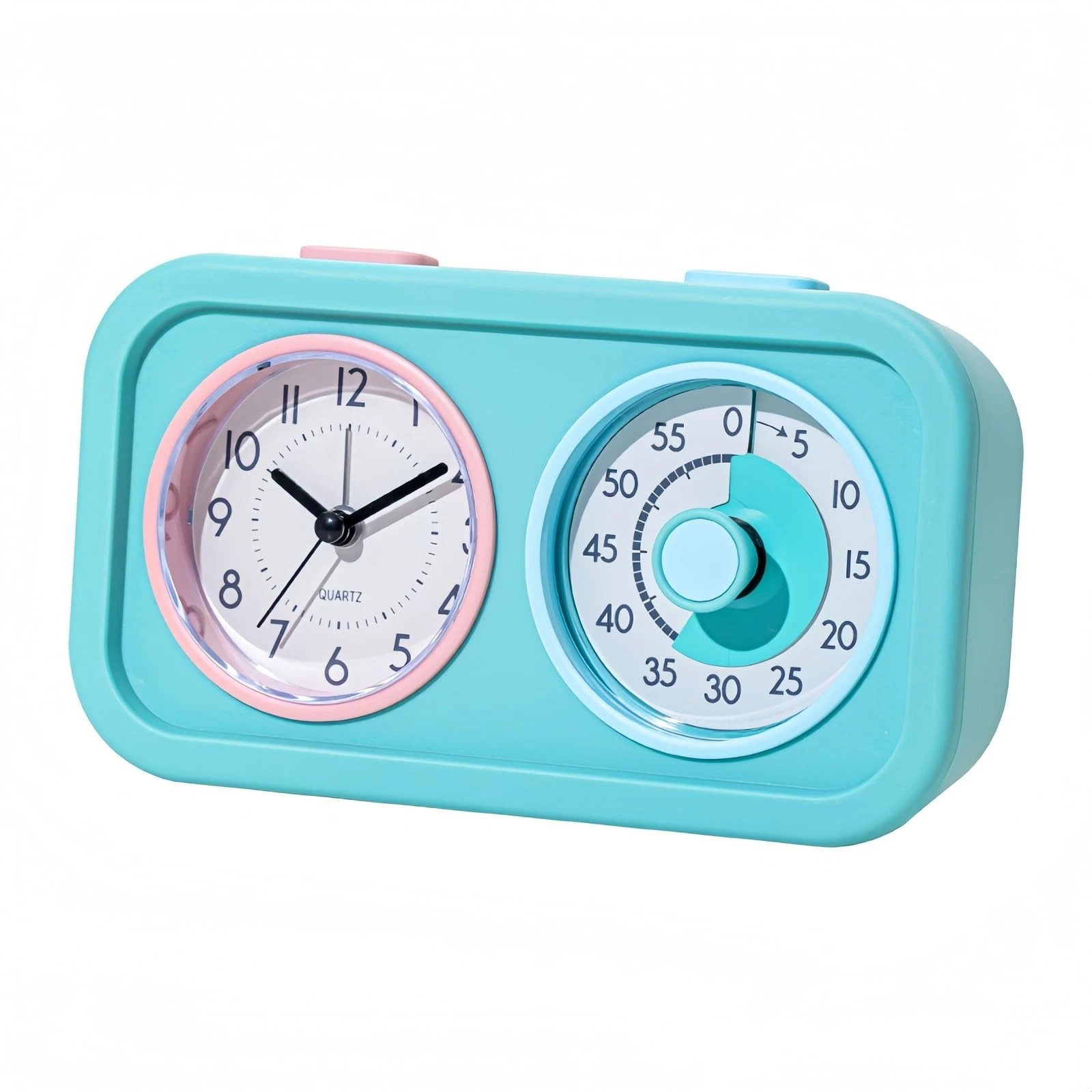 Visual Timer for Kids with Clock, 60 Minute Countdown Timer for Classroom, Ho...