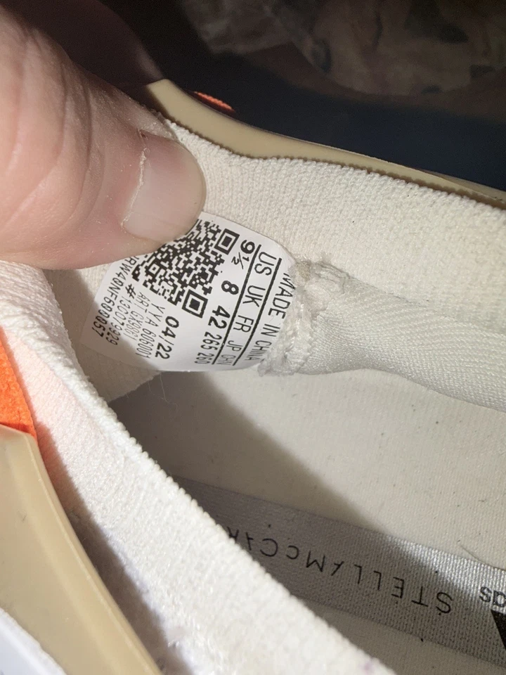 ADIDAS STELLAMcCARTNEY X MUJER SolarGlide Goma Cambio Púrpura Amarillo Talla 9-1/2 Foto 4 de 4