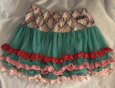 Matilda Jane Girl On The Go Skirt Wonderment Bows Tulle Girls Size 8