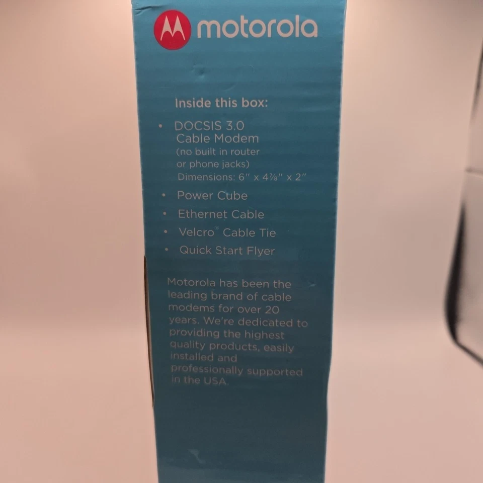 Motorola 16x4 Cable Modem Model MB7420 686 Mbps New In Box - Image 4 of 4
