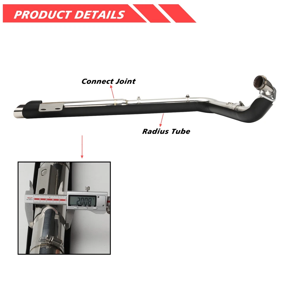 Motorcycle Staggered Exhaust Pipe System For Harley Street XG500 XG750 Rod 15-20 Foto 4 de 4