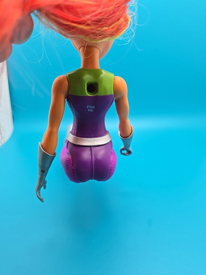 Figura de acción DC Super Hero Girls Starfire 12" articulada DC Comics Mattel 2015 Foto 3 de 4