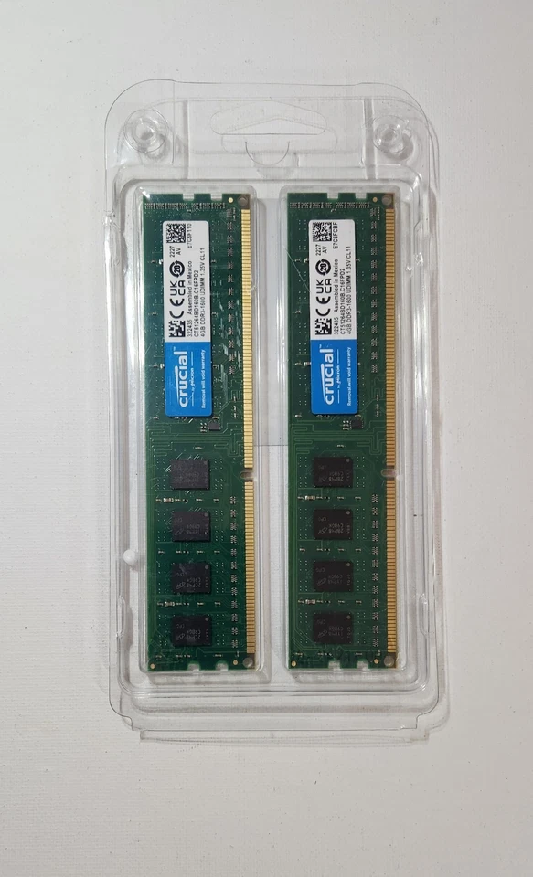 Crucial 8GB (2 x 4GB) PC4-21300 (DDR3L-1600) Memory (CT2K51264BD160B) - Image 2 of 3