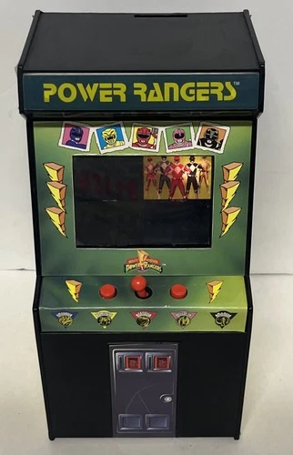 VTG Mighty Morphin Power Rangers Electronic Talking Arcade Bank 1994 Tested