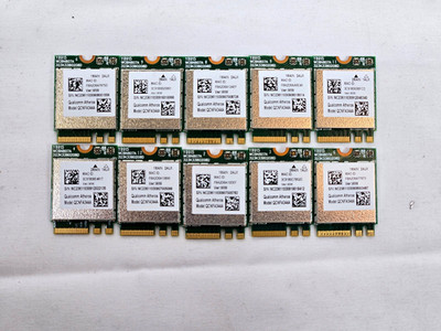 Lot of 10 Qualcomm QCNFA344A NFA344A T77H644.88 Wireless Bluetooth Wi-Fi Card