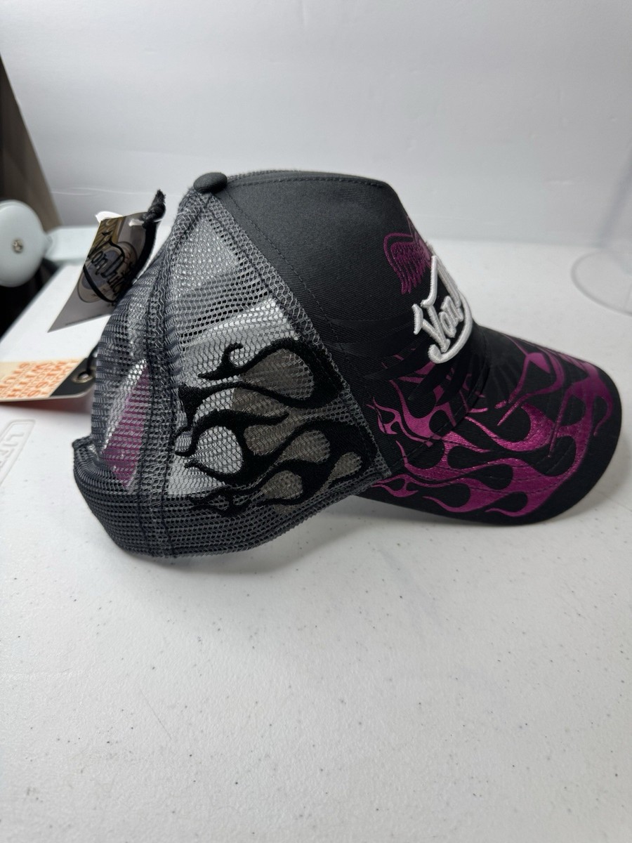 Von Dutch Pink SnapbackTrucker Hat Graffiti Eyeball Print NWT Hot Pink Flying Eyeball Wordmark Trucker Hat – Von Dutch main image 4