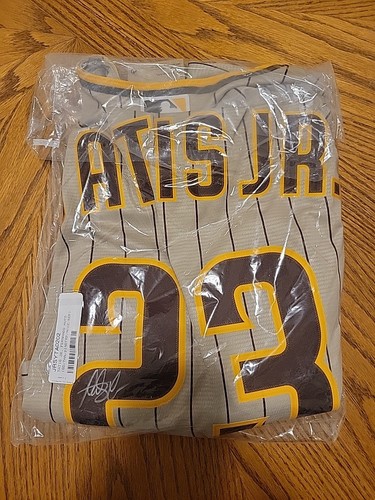 Fernando Tatis Jr. Signed Jersey Fanatics Authentic COA San Diego Padres Tan