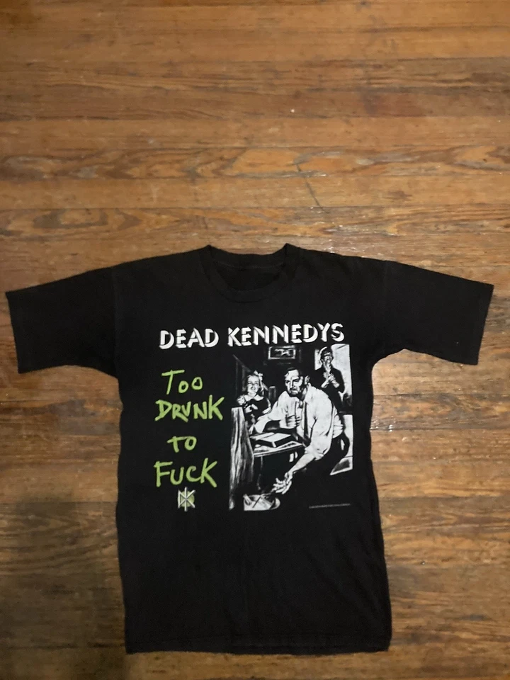 Camisa Dead Kennedys Vintage Puntada Única Bandera Negra Ramones Circle Jerks Damned Foto 3 de 4