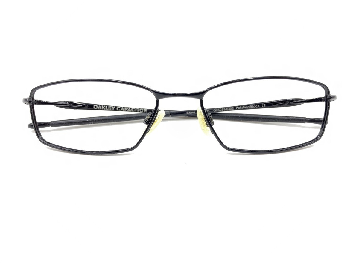 Oakley Capacitor OX5055-0452 Polished Black Eyeglasses Oakley Capacitor OX5055-0452 Polished Black Eyeglasses