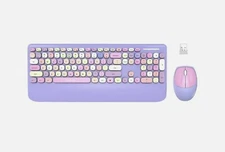 Letton 2040 Wireless Keyboard & Mouse Set 108 Keys Full Size 2.4G Cordless 