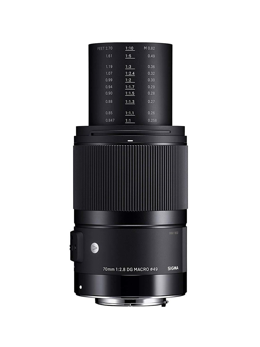 Sigma 70mm f/2.8 Macro Lens for Canon EF Mount Cameras. U.S.