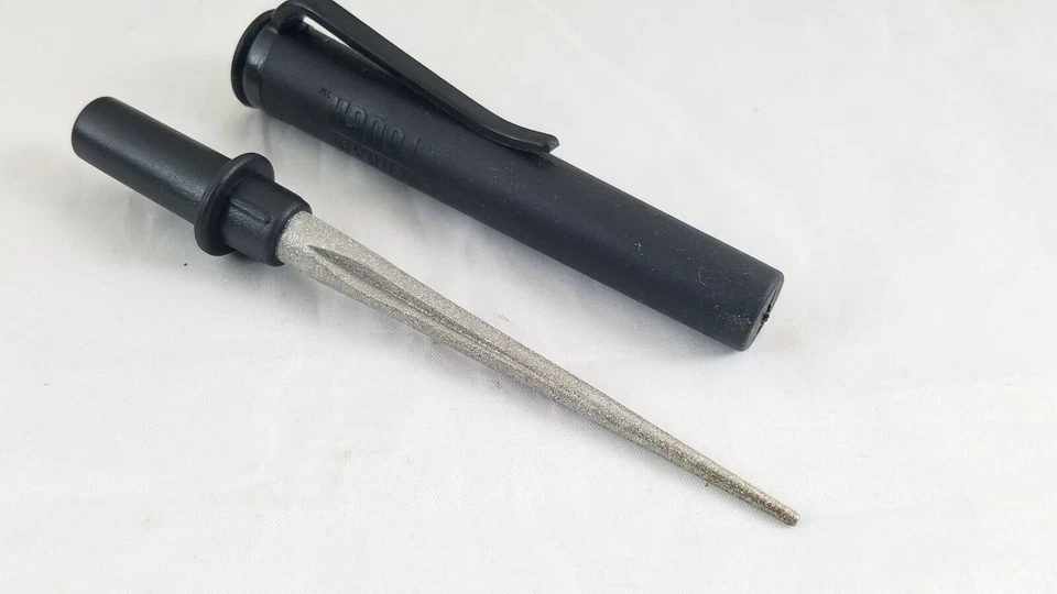 Schrade Old Timer Diamond Pocket Knife Sharpener Rod Stick Sharpening SCHDDS - Image 3 of 4