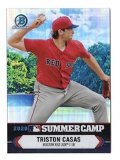 Triston Casas 2021 Bowman Chrome Baseball 2020 Summer Camp #SC-28 Boston Red Sox