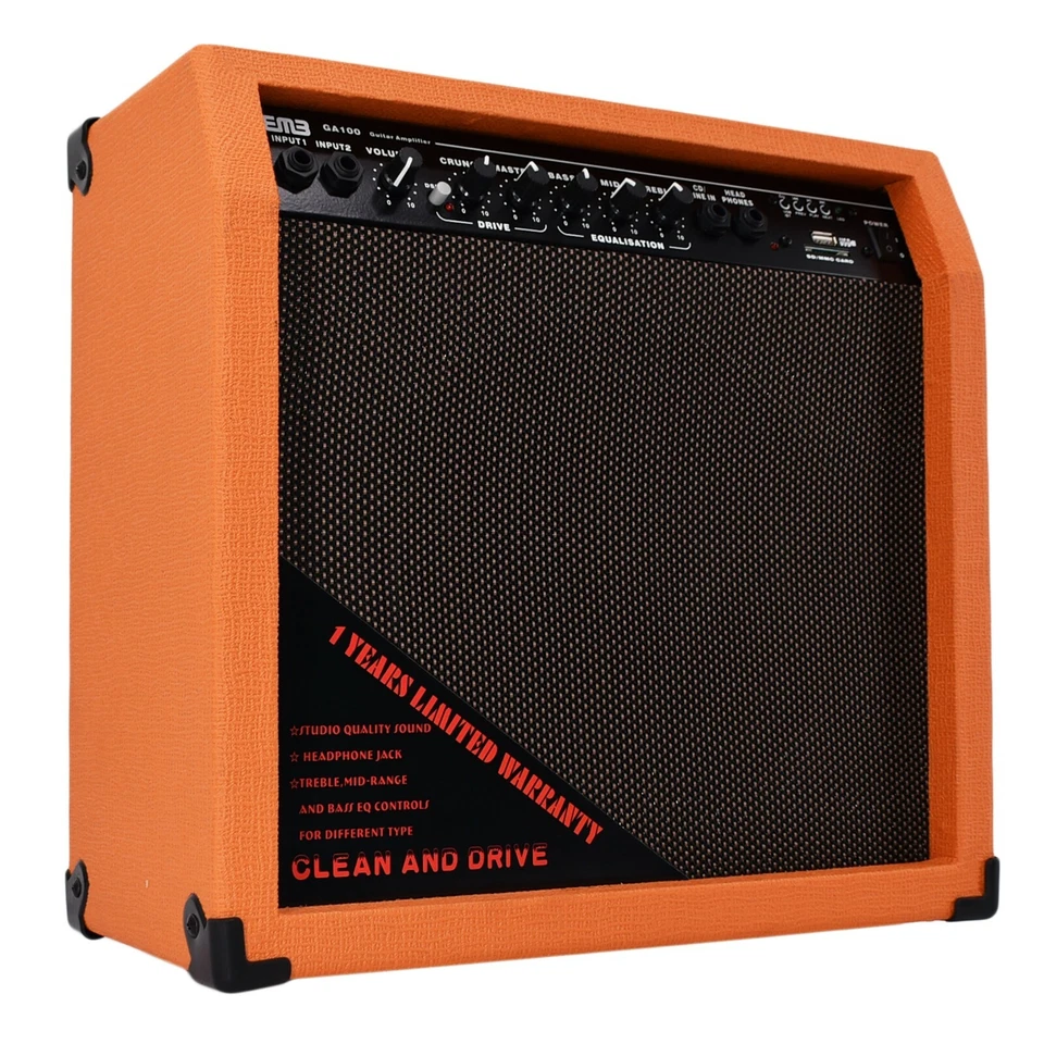 Amplificador de Guitarra Bluetooth EMB 500 Vatios Altavoz Potente Gabinete - SD USB AUX Y Foto 2 de 4