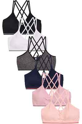 Popular SPORTS BRAS 6 BRA YOGA ACTIVE WEAR LADIES SEAMLESS STRAPPY BR0239SP