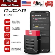 MUCAR BT200 All System Bluetooth OBD2 Scanner Diagnostic Tool ABS SAS SRS Oil