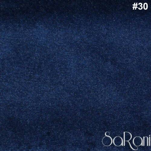 Blaue Meterware aus Samt