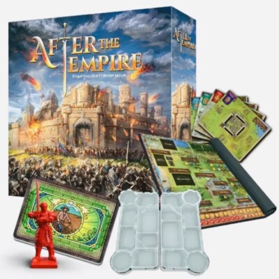 New AFTER THE EMPIRE DELUXE BOARD GAME Fortress Pledge Neoprene Mats Game Trayz