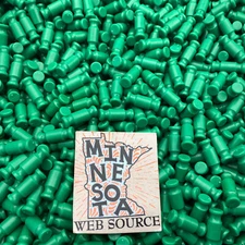 (300) NEW K’NEX / Knex Green Rods – 3/4" Short Standard Parts Bulk