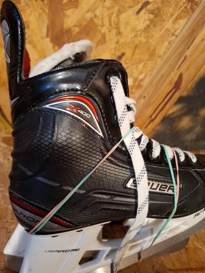 Bauer Vapor X400 Lightspeed Pro Youth Hockey Skates Sz 6 US Tuuk Blades