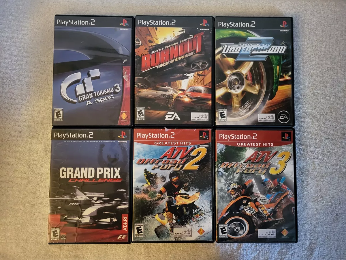 Lot of 6 Playstation 2 PS2 Racing Games~All Complete & Tested~NFS, Burnout,  etc