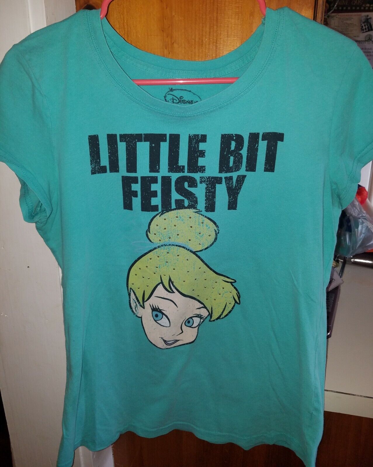 Juniors Womens Peter Pan Tinker Bell Retro T-shirt : Target