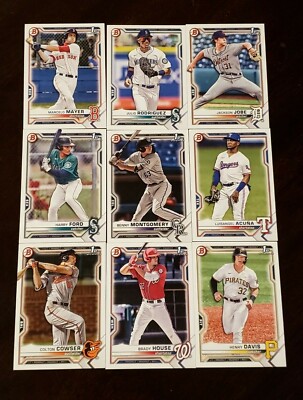 2021 Bowman Draft PAPER BASE BD-1 to BD-200 You Pick - 2 Card Minimum