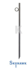18" Steel Rebar Stake One Pc with Tie-Out Loop Ground Anchor Tent Canopy