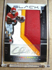 2021 Cornell Powell Panini Black Rookie Sizeable Autograph Patch RC /50 MINT 🔥