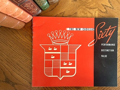 Original 1938 CADILLAC SIXTY Sales Brochure | Sedan | Coupe | Convertible