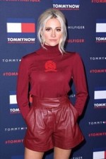 Festive Wear Real Lambskin Leather Stylish Short Elastic Waist Pleated Leather