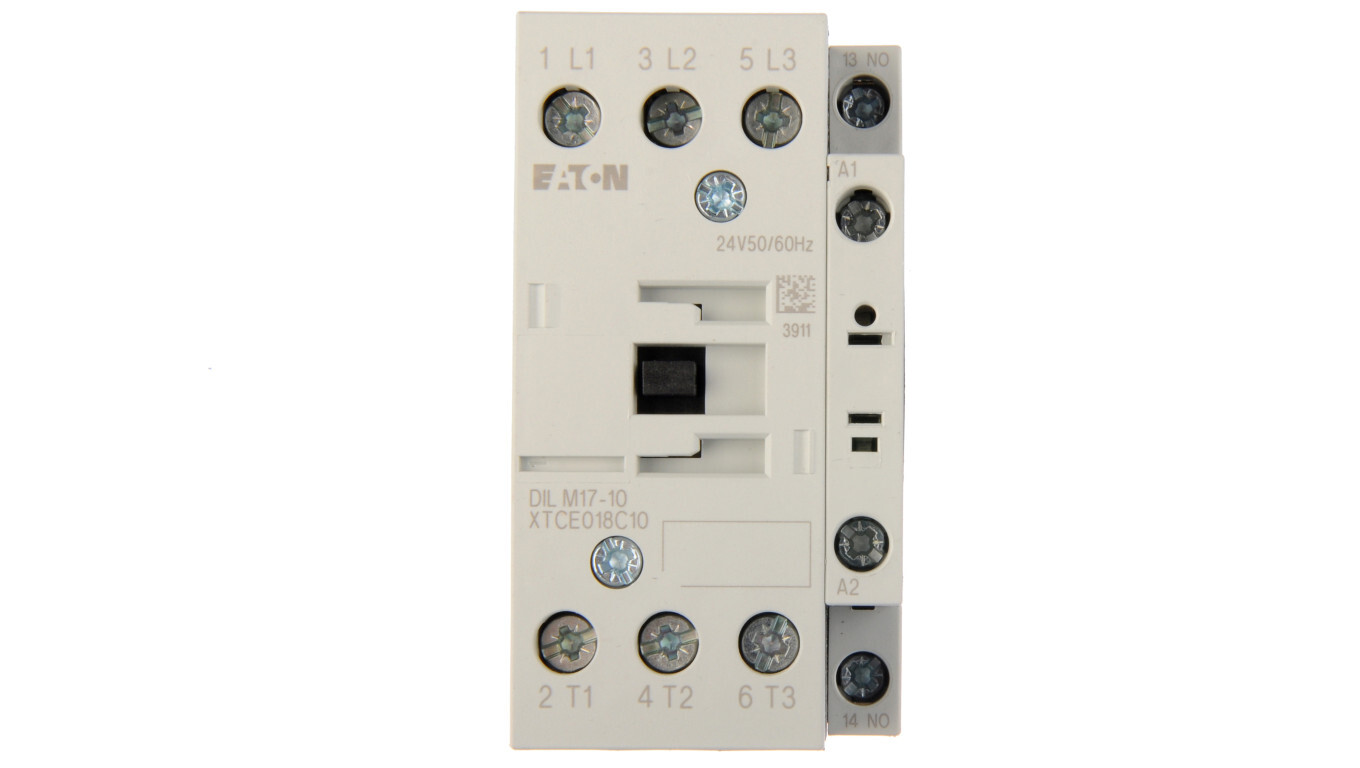 Power Contactor 17A 3P 24V AC 1Z 0R DILM17-10 (24V50 / 60HZ) 277008 /T2UK