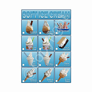 ice cream van machine sticker faceplate sticker