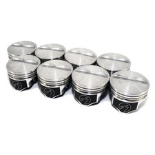 Speed Pro H860CP30 383 Flat Top Pistons 5.7 Rod 4.030" Bore Small Block Chevy 