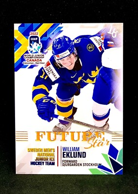 2022 BY Cards William Ekland IIHF U20 World Championship Sweden 2022-17.