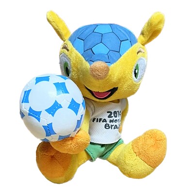 Fifa Fuleco Stofftier 20cm World Cup Brazil 2014 Figur Fußball WM Plüsch