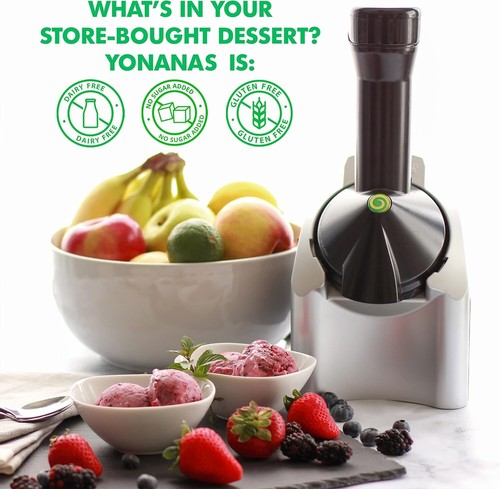 DOLE Yonanas Classic Vegan, Milchfrei Tiefkühlobst Soft Serve Maker - Bild 4 von 5