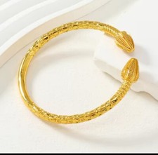 One Pair Of Caribbean Bangles 24k Fashion West Indian Jamaican African Dubai New