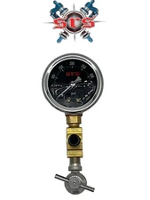 No Loss Air Chuck Nitrogen Gauge Fill Tool Schrader Valve 400F NAL Fox Shox KING