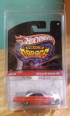 Hot Wheels Custom '64 Galaxie 500 Phil's Garage 1:64 Silver/Orange