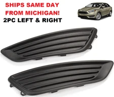 For Ford Focus 2015-2018 Front Fog Light COVER  Grille Cover Bezel Trim