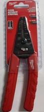 Milwaukee 48-22-3050 Wire Stripper Comfort Grip Clean Accurate Stripping Tool