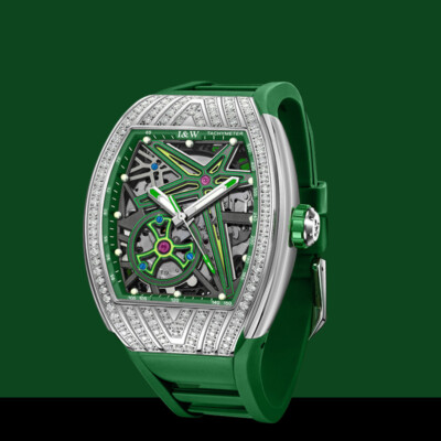 CARNIVAL Men Automatic Watch Tonneau Mechanical Luminous Skeleton