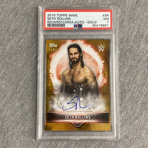 Seth Rollins #A-SR 2019 Topps WWE Road to Wrestlemania Autographs card