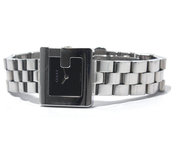 GUCCI Ladies 3600L G Square Black Dial Quartz Watches