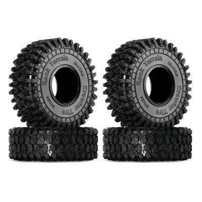INJORA 1.0 Tires - S5 Rock Terrain Crawler Tires for TRX4M SCX24 AX24 FCX24 U...