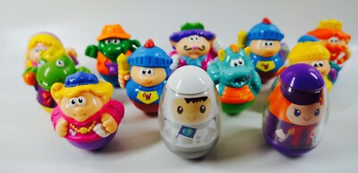 Lot of 12 Hasbro Playschool Weebles Wobble Animals and People 2004/2005/2009