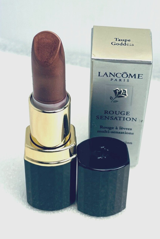New w/ Box LANCOME Rouge Sensation Lipstick - TAUPE GODDESS -   RARE! *AS -IS