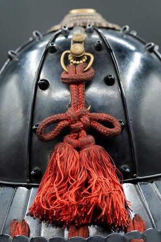 Samurai Helm Eisen KABUTO & Menpo Japanisch Vintage Rüstung tragbar Lebensgröße Kostenloser Versand - Bild 22 von 24