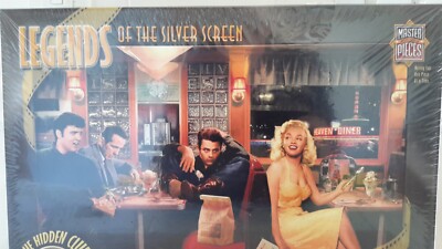 Legends of the Silver Screen 1000 Jigsaw Puzzle Master Pieces Elvis Marilyn NEW